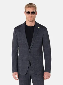 Benvenuto Herren Anzug - Slim-Fit in blau