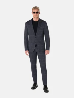 Benvenuto Herren Anzug - Slim-Fit in blau