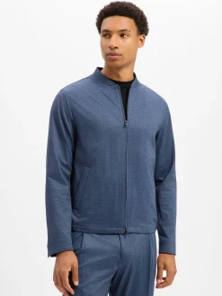 Benvenuto Herren Baukasten-Blouson - Leo J in marine ecru