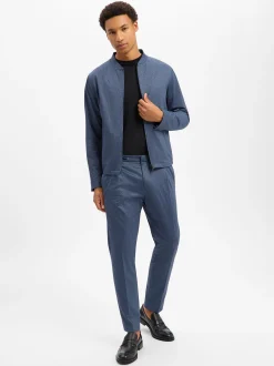 Benvenuto Herren Baukasten-Blouson - Leo J in marine ecru