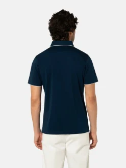 Benvenuto Herren Polo - ALFREDO in blau - Ärmel: kurzarm