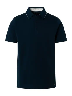 Benvenuto Herren Polo - ALFREDO in blau - Ärmel: kurzarm