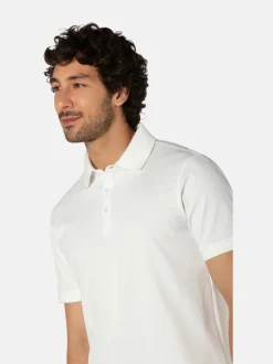 Benvenuto Herren Polo - ALFREDO in weiß - Ärmel: kurzarm
