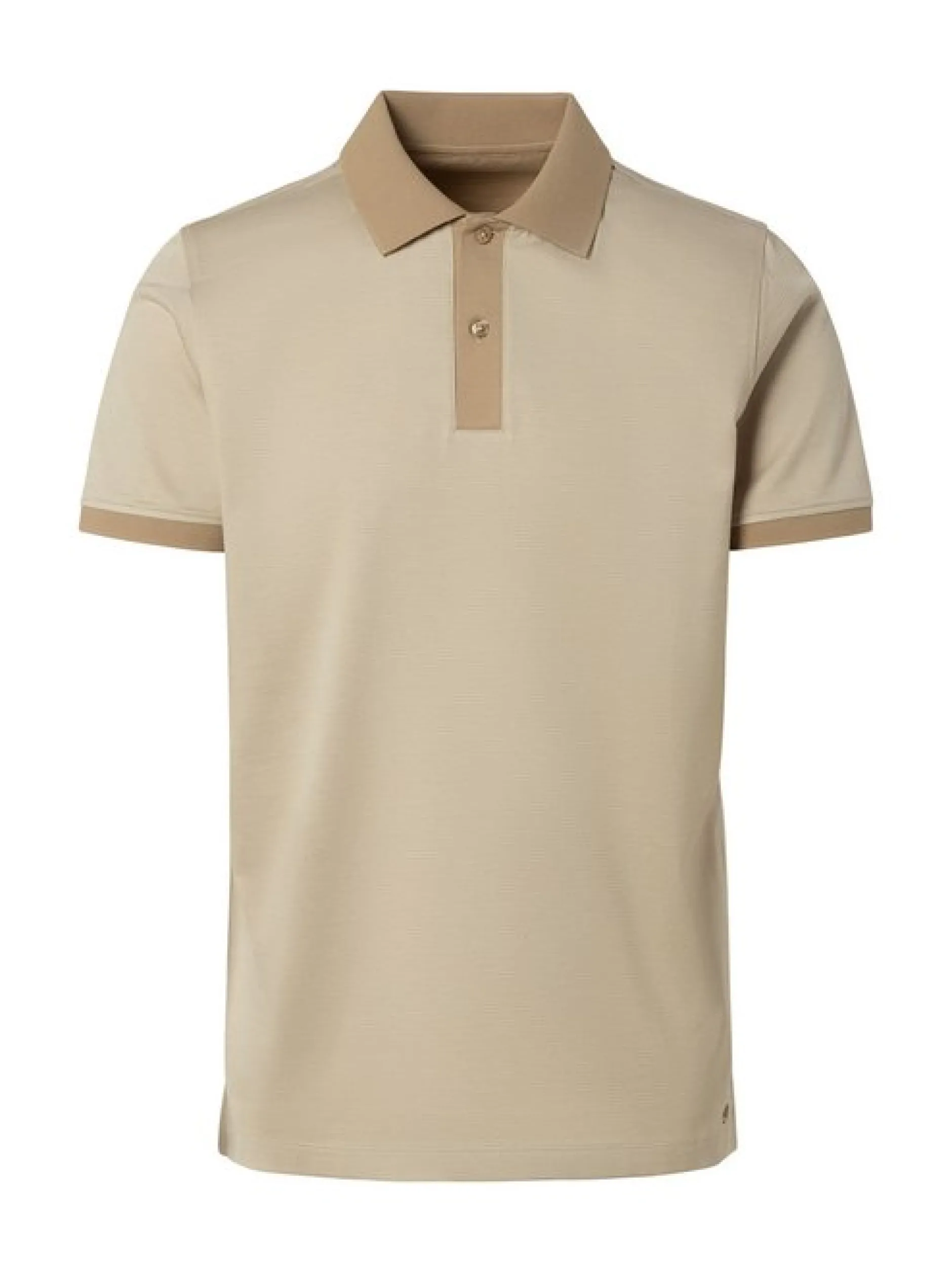 Benvenuto Herren Polo - AURON in beige - Ärmel: kurzarm