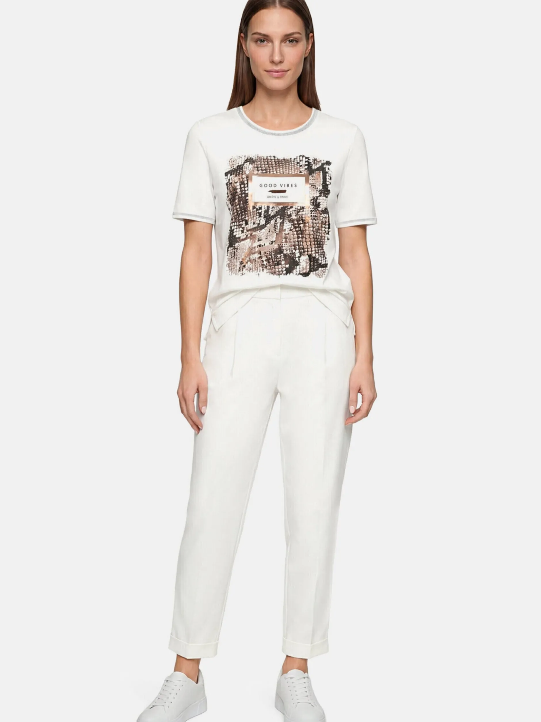Betty Barclay Damen Basic Shirt in beige