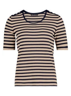 Betty Barclay Damen Basic Shirt in beige mehrfarbig