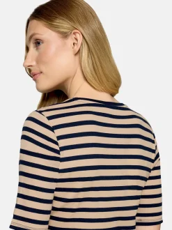 Betty Barclay Damen Basic Shirt in beige mehrfarbig