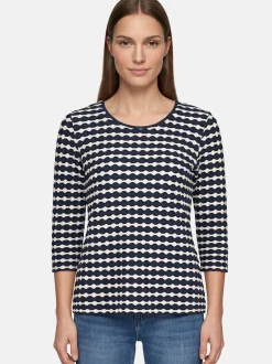 Betty Barclay Damen Basic Shirt in blau