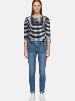 Betty Barclay Damen Basic Shirt in blau