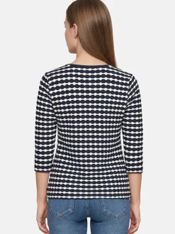 Betty Barclay Damen Basic Shirt in blau