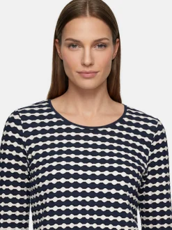 Betty Barclay Damen Basic Shirt in blau