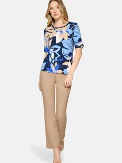 Betty Barclay Damen Basic Shirt in blau
