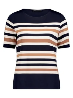 Betty Barclay Damen Basic Shirt in marine mehrfarbig