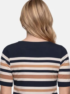 Betty Barclay Damen Basic Shirt in marine mehrfarbig