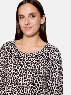 Betty Barclay Damen Basic Shirt in mehrfarbig beige