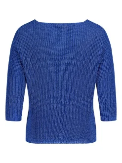 Betty Barclay Damen Basic-Strickpullover in blau