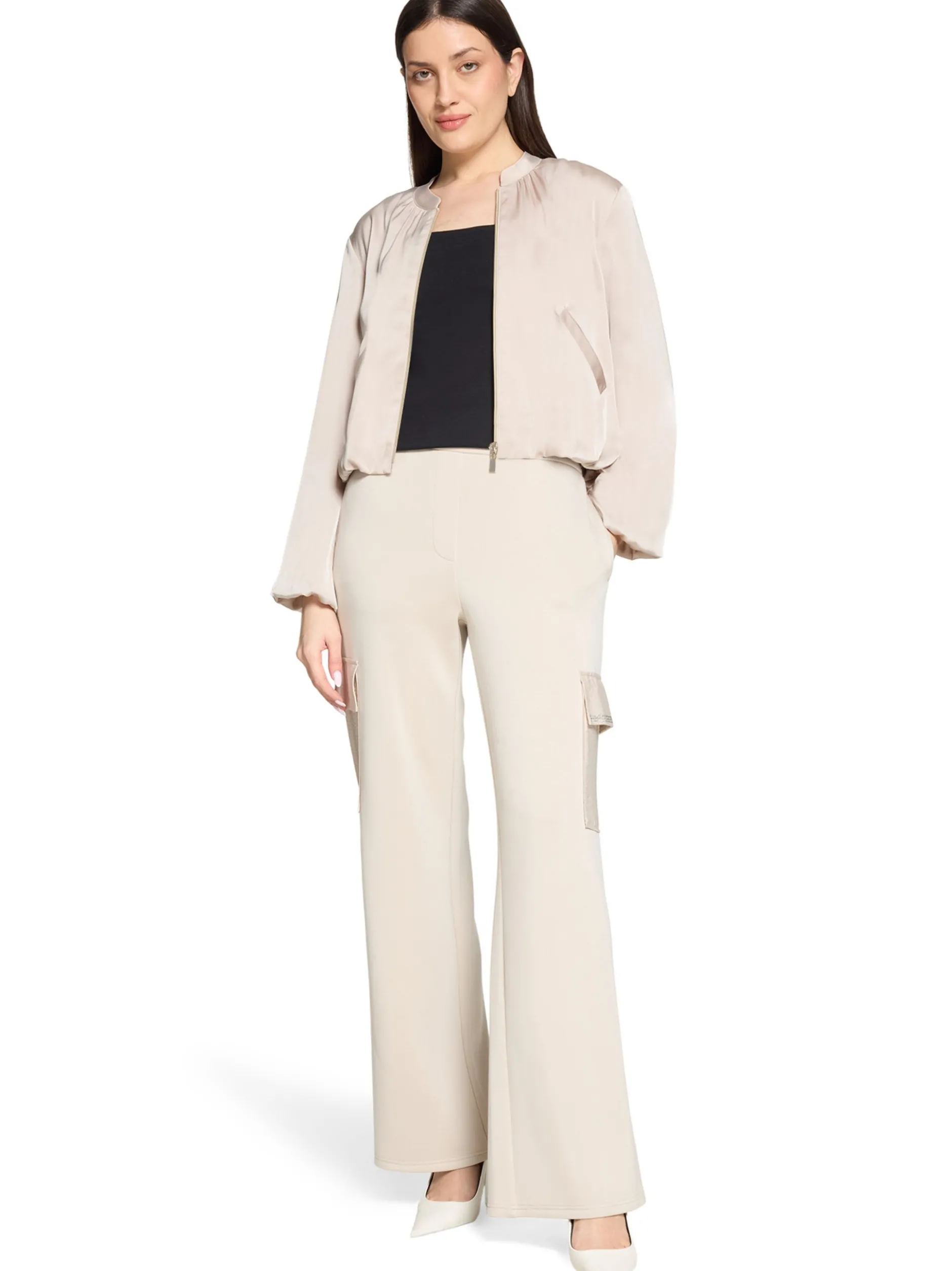 Betty Barclay Damen Blouson in beige - Ärmel: langarm
