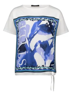 Betty Barclay Damen Blusenshirt in blau weiß