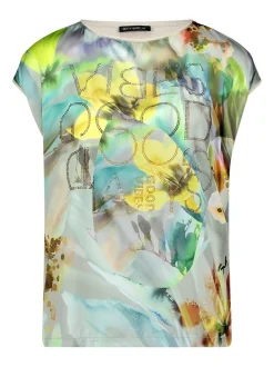 Betty Barclay Damen Blusenshirt in mint mehrfarbig