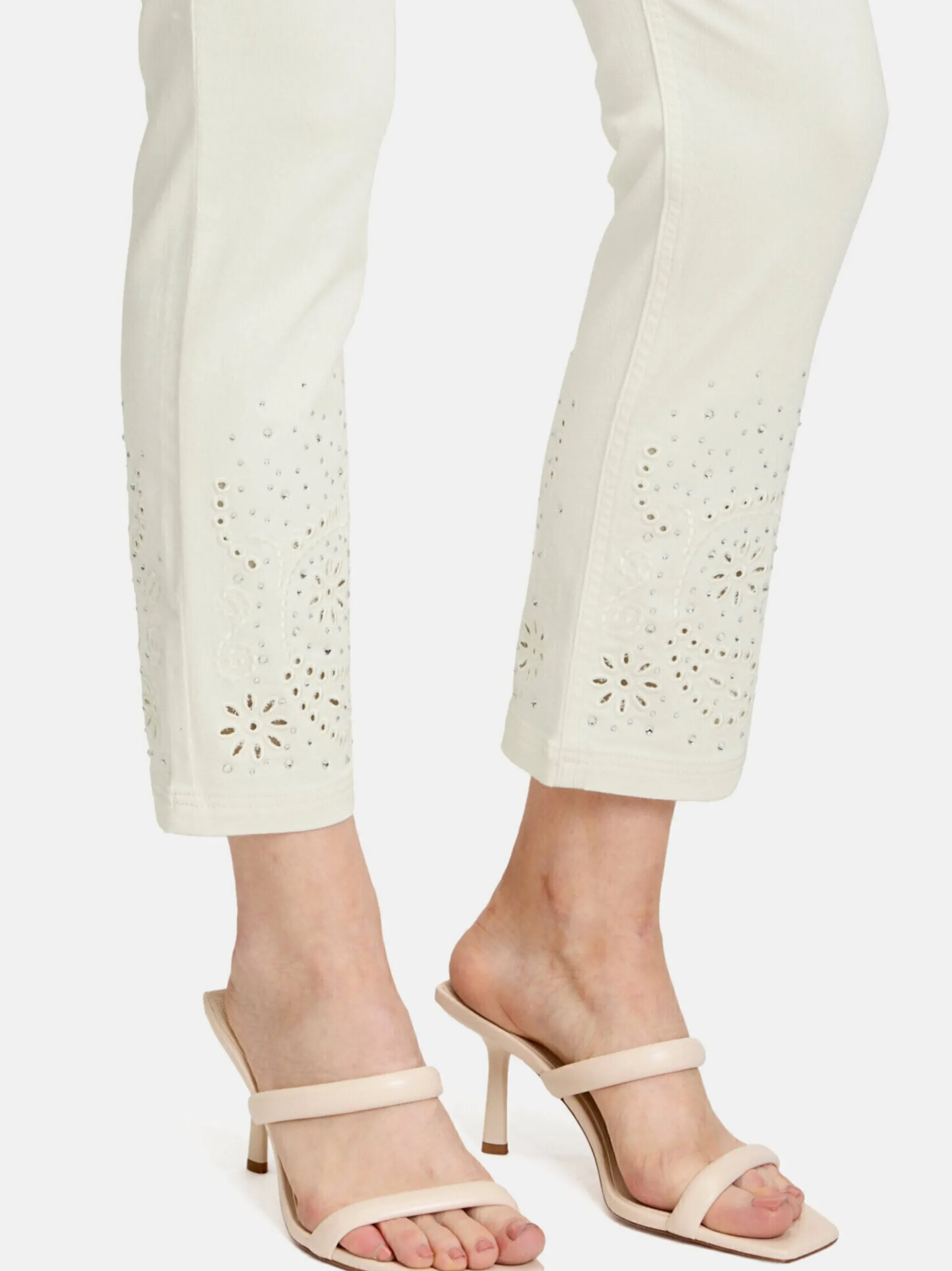 Betty Barclay Damen Casual-Hose in weiß