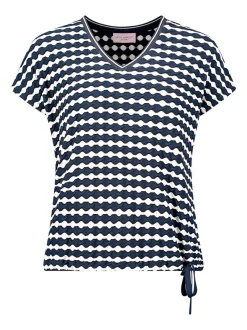 Betty Barclay Damen Casual-Shirt in blau weiß