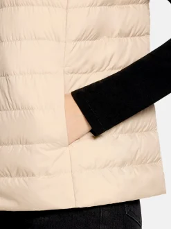 Betty Barclay Damen Daunenweste in beige