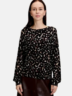 Betty Barclay Damen Feinstrickpullover in braun mehrfarbig