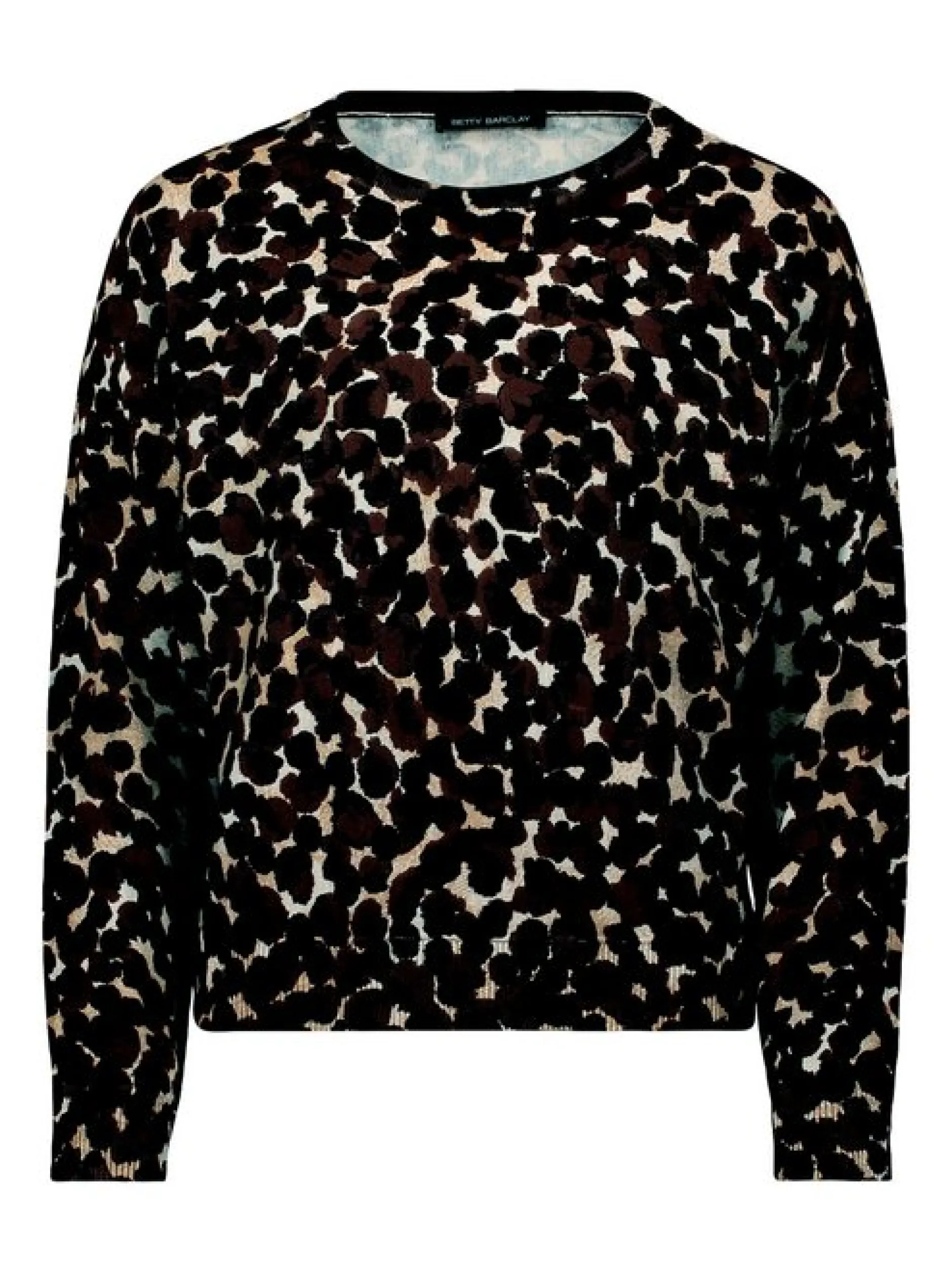 Betty Barclay Damen Feinstrickpullover in braun mehrfarbig