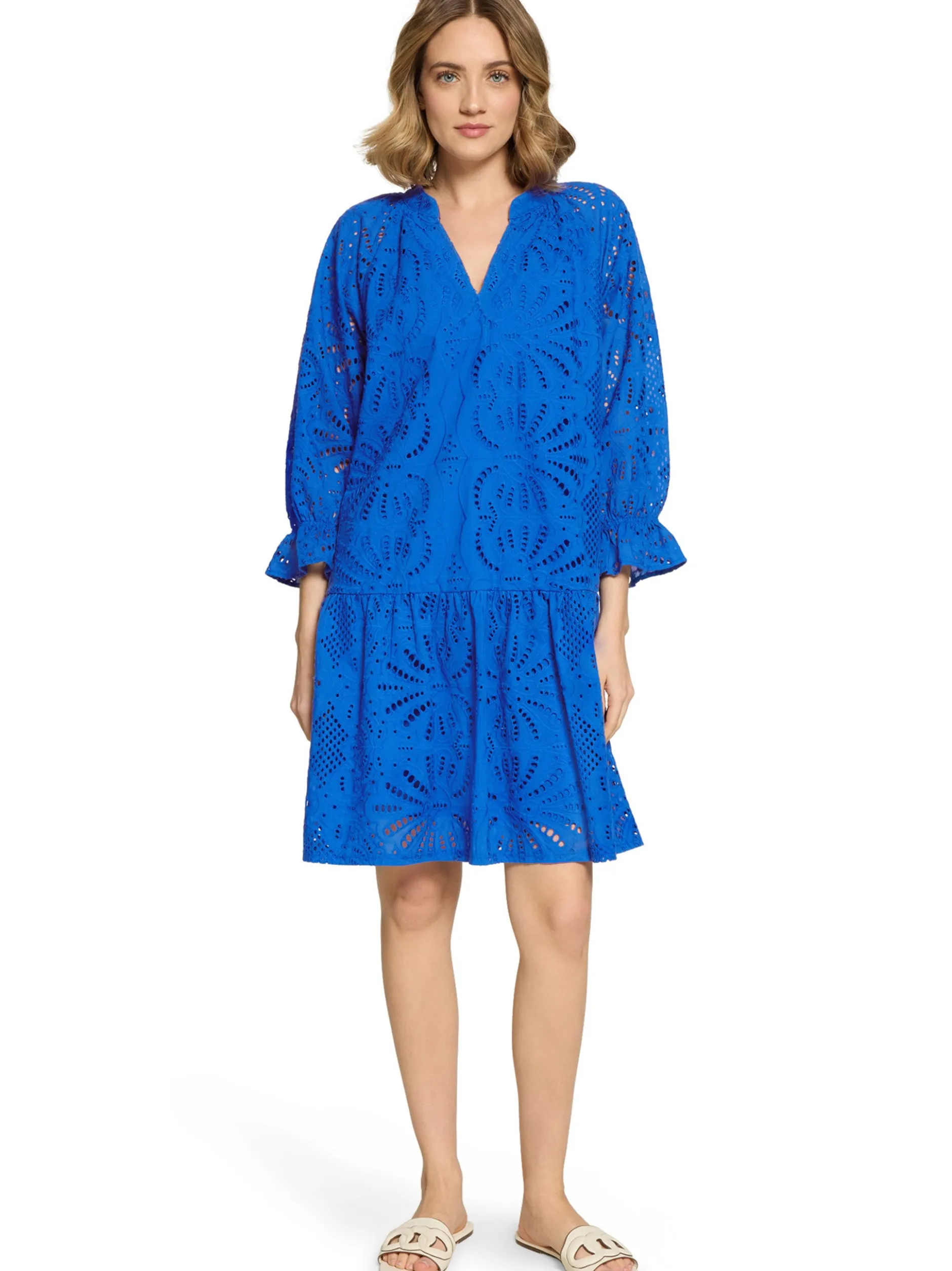 Betty Barclay Damen Freizeitkleid in blau - Länge: midi