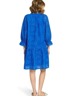 Betty Barclay Damen Freizeitkleid in blau - Länge: midi