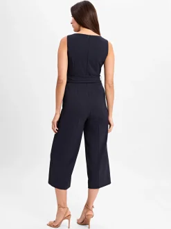 Betty Barclay Damen Jumpsuit in marine - Ärmel: ohne Arm