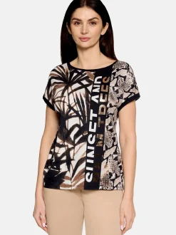 Betty Barclay Damen Kurzarmshirt in beige