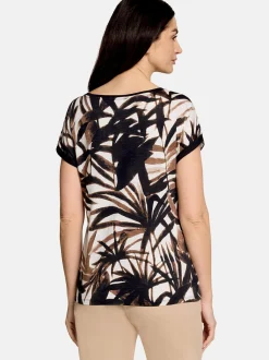 Betty Barclay Damen Kurzarmshirt in beige