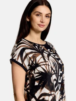 Betty Barclay Damen Kurzarmshirt in beige