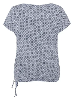 Betty Barclay Damen Kurzarmshirt in blau mehrfarbig