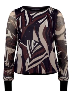 Betty Barclay Damen Langarm-Shirt in mehrfarbig