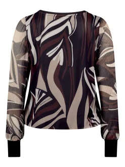 Betty Barclay Damen Langarm-Shirt in mehrfarbig