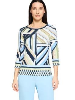 Betty Barclay Damen Langarmshirt in mehrfarbig