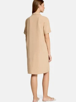 Betty Barclay Damen Leinenkleid in beige