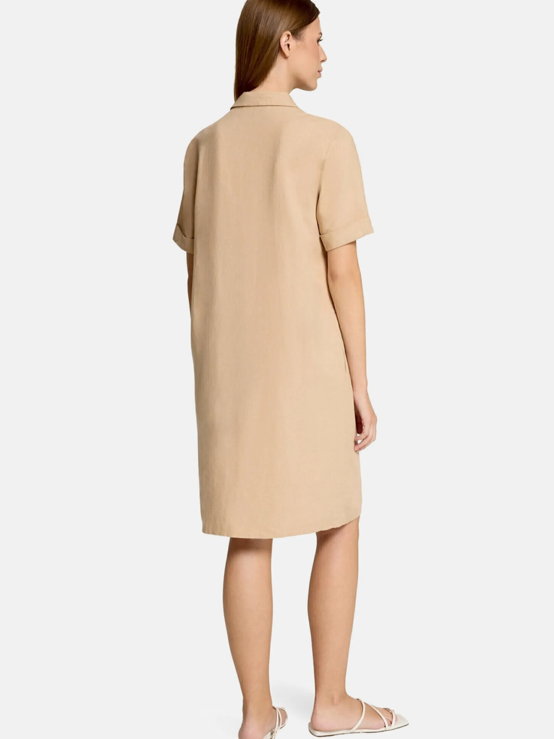 Betty Barclay Damen Leinenkleid in beige
