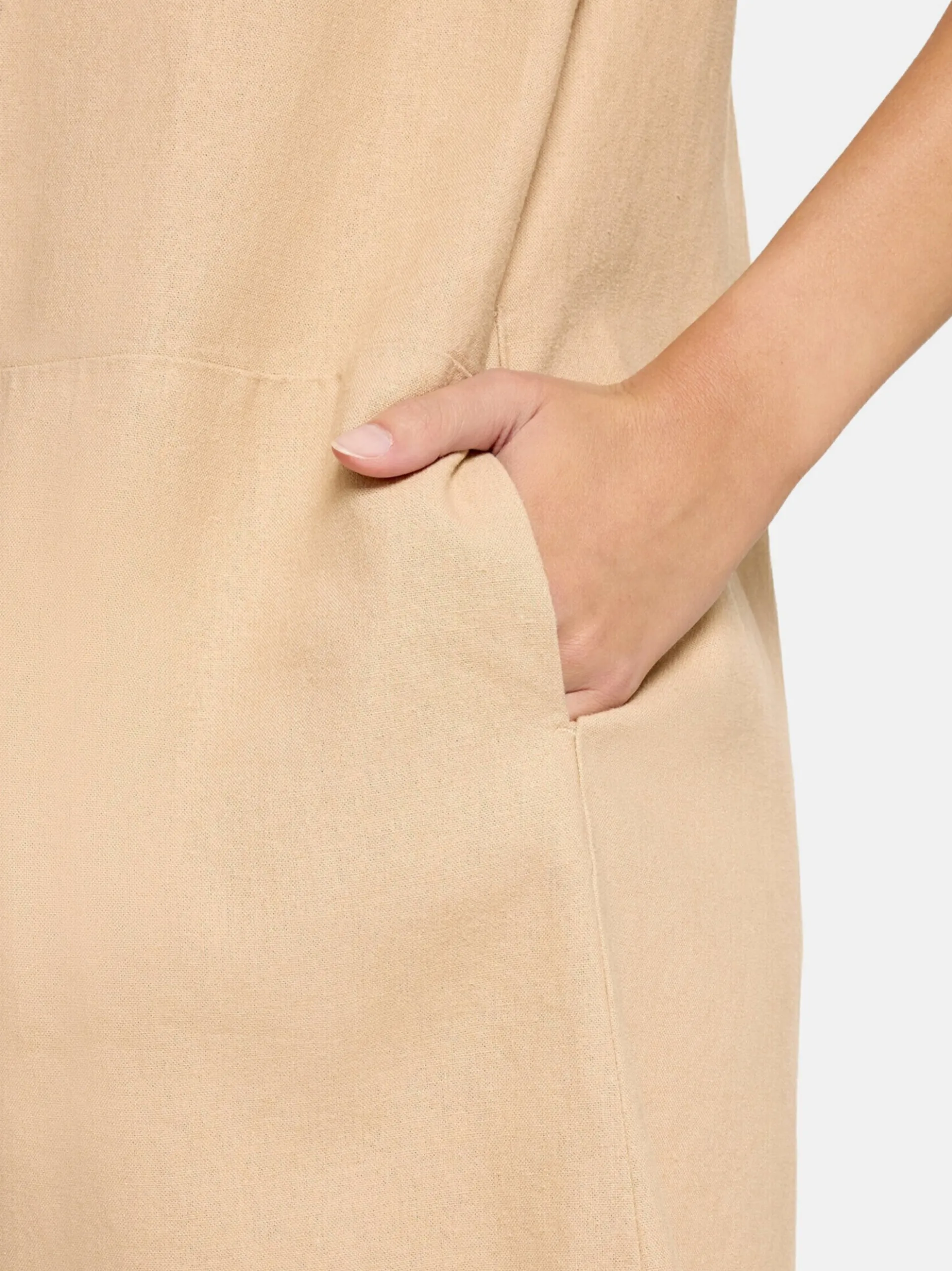 Betty Barclay Damen Leinenkleid in beige