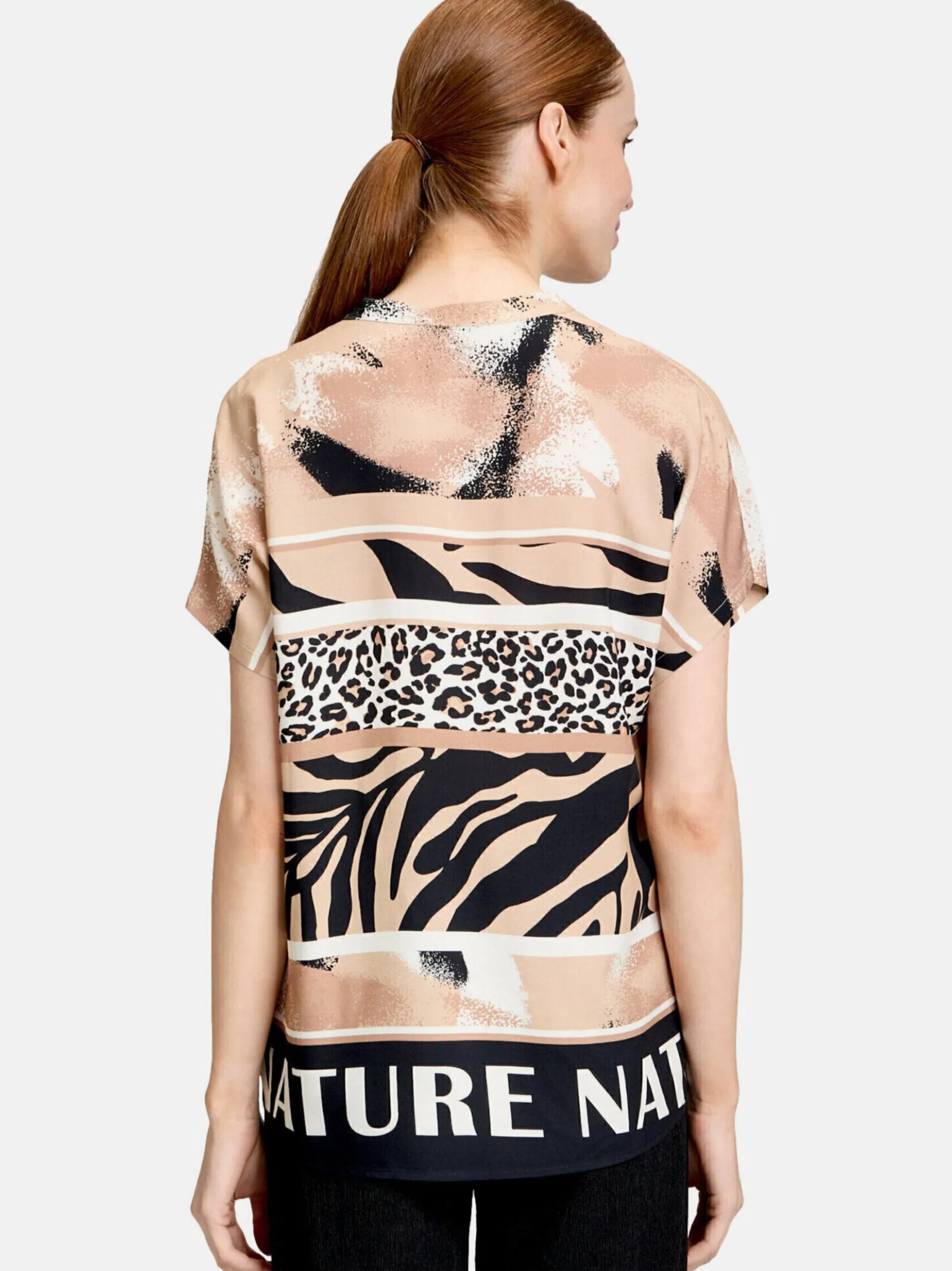 Betty Barclay Damen Longbluse in beige