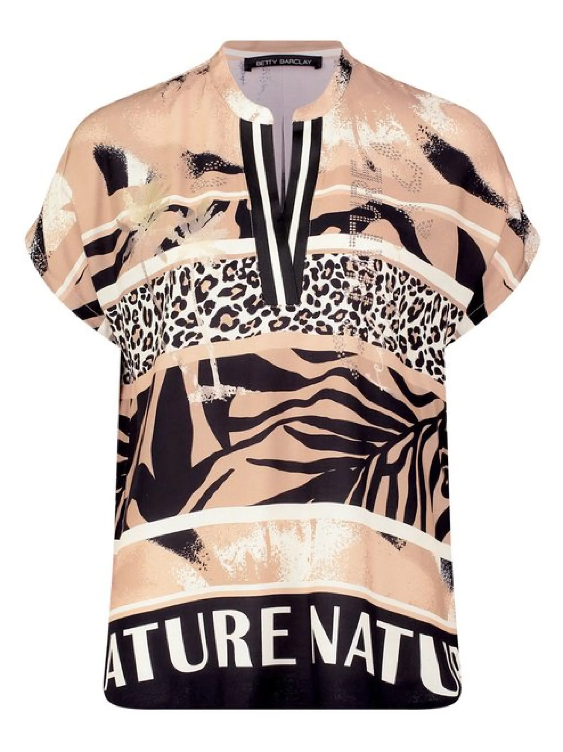 Betty Barclay Damen Longbluse in beige