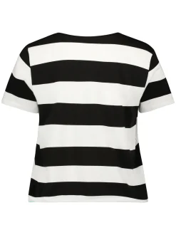Betty Barclay Damen Ringelshirt in schwarz mehrfarbig