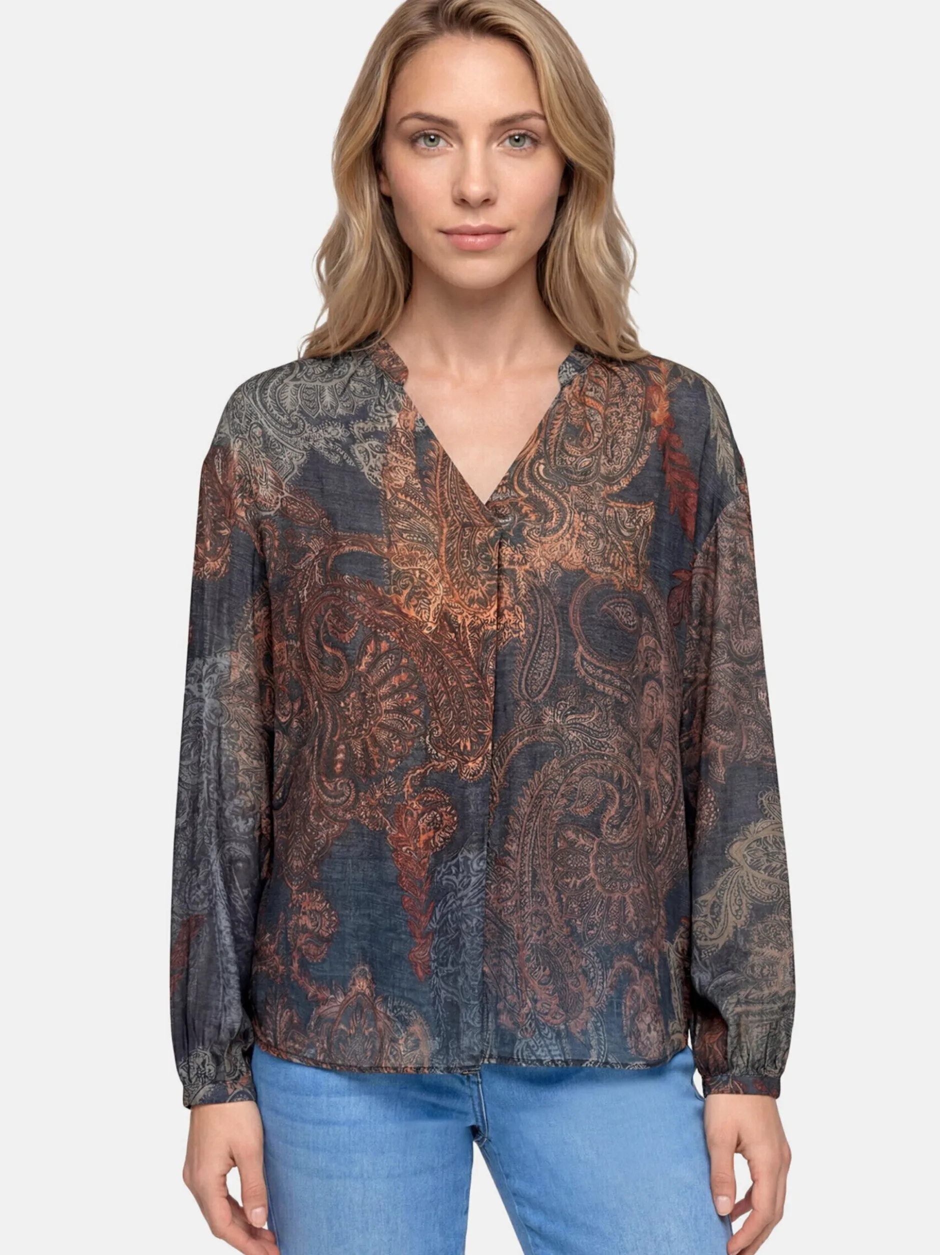 Betty Barclay Damen Schlupfbluse in mehrfarbig