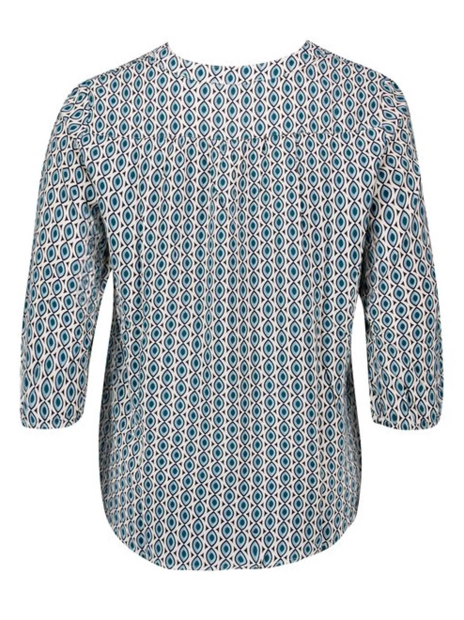 Betty Barclay Damen Schlupfbluse in petrol mehrfarbig
