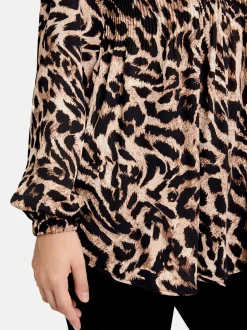 Betty Barclay Damen Schlupfbluse in schwarz mehrfarbig