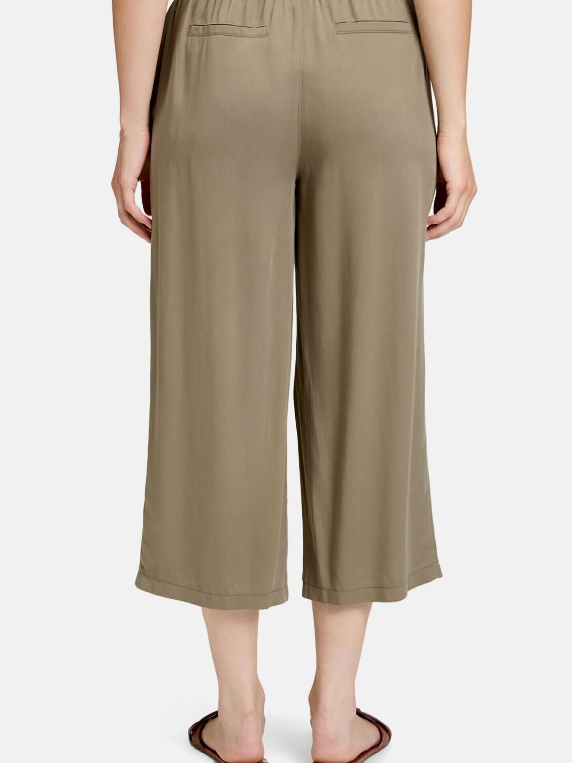 Betty Barclay Damen Schlupfhose in khaki oliv