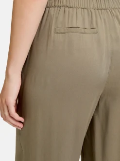 Betty Barclay Damen Schlupfhose in khaki oliv