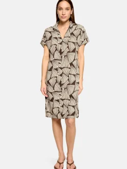 Betty Barclay Damen Sommerkleid in braun mehrfarbig